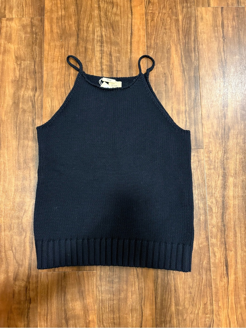 NWT Elie Tahari Halter Neck Sweater Tank - Picture 2 of 4